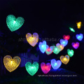 6.1m Heart Shaped 8 Working Modes Solar Powered Christmas Lights Waterproof 30 LED Solar String Light